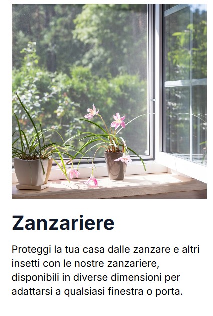 zanzariere infissi service